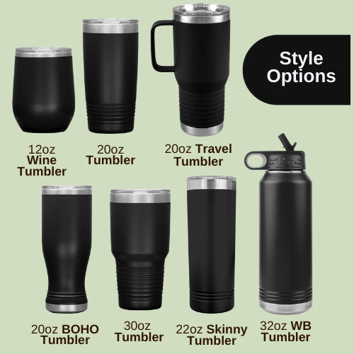 Custom Wrestling Water Bottle: Laser Etched Insulated Tumbler, Coach Gift