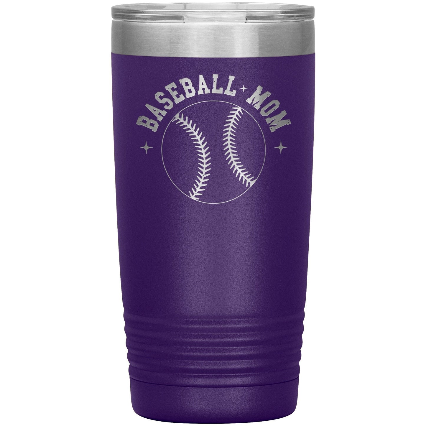 Softball Mom Tumbler: Custom Laser Etched 20oz Water Bottle