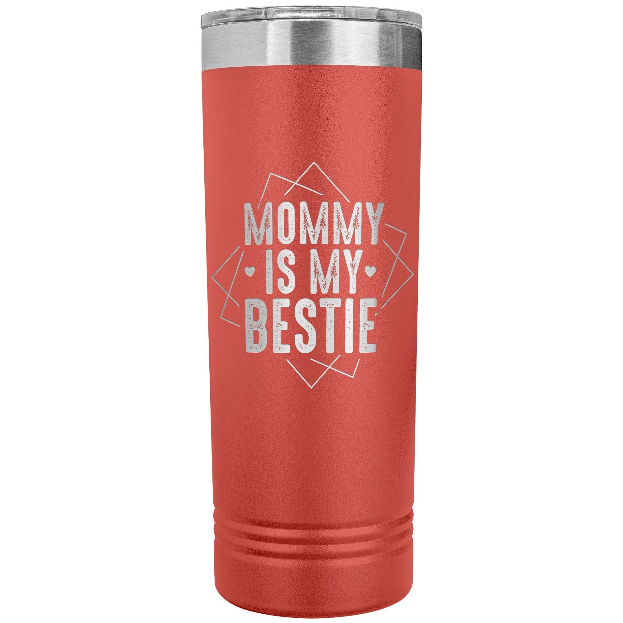 Best MOM Ever Tumbler Skinny tall 22oz Tumbler Gift For Mom Laser Etched Coffee Tumbler Birthday Gift For Mom Skinny Tumbler With Lid