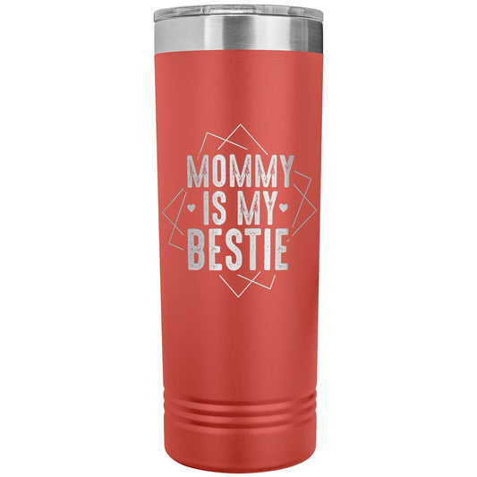 Best MOM Ever Tumbler Skinny tall 22oz Tumbler Gift For Mom Laser Etched Coffee Tumbler Birthday Gift For Mom Skinny Tumbler With Lid