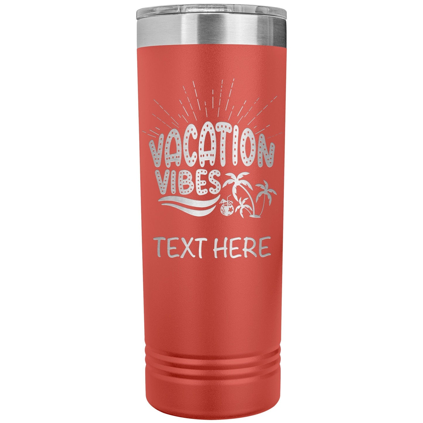 Personalized Vacation Tumbler: Girls Trip Gift, Beach Vibes