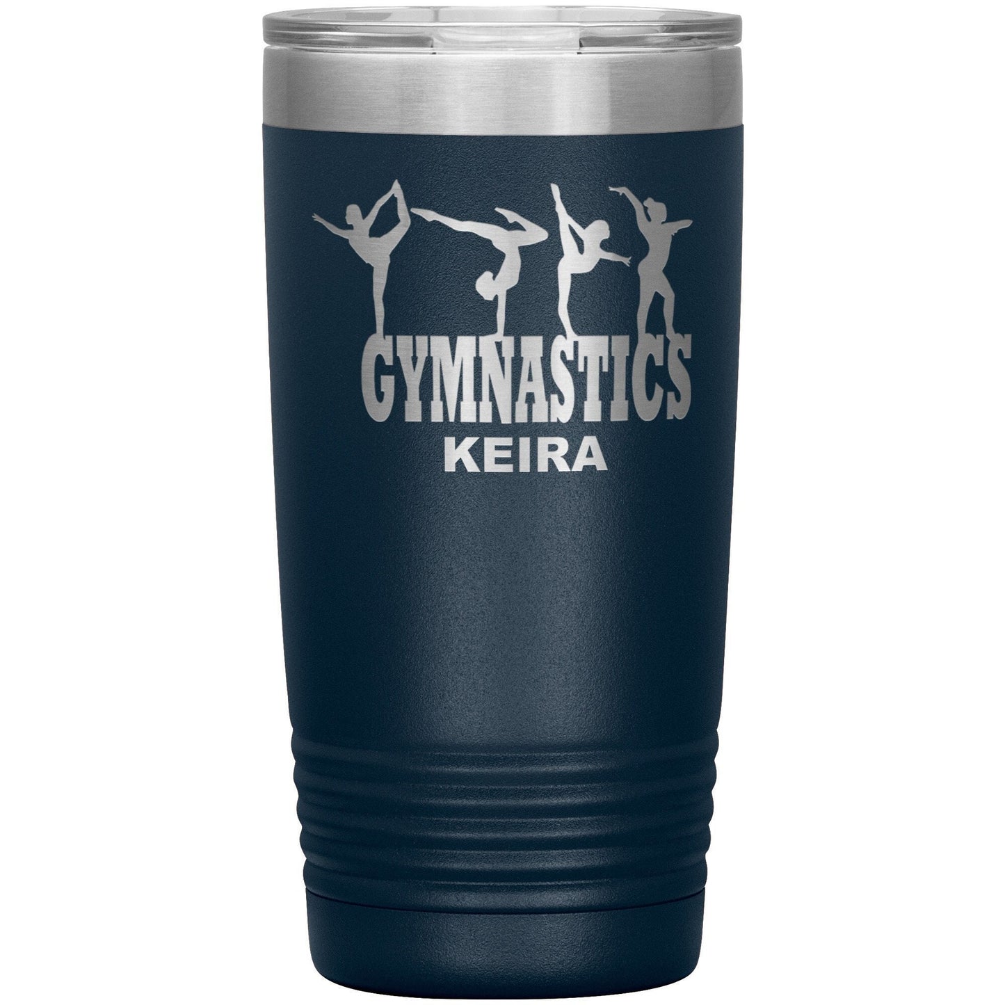 Gymnastics Dad Tumbler: Laser Engraved Gift for Father