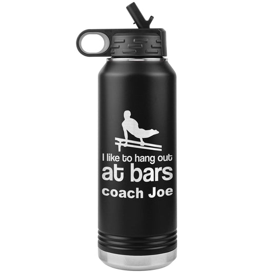 Personalized Gymnastics Water Bottle: Engraved Stainless Steel Tumbler