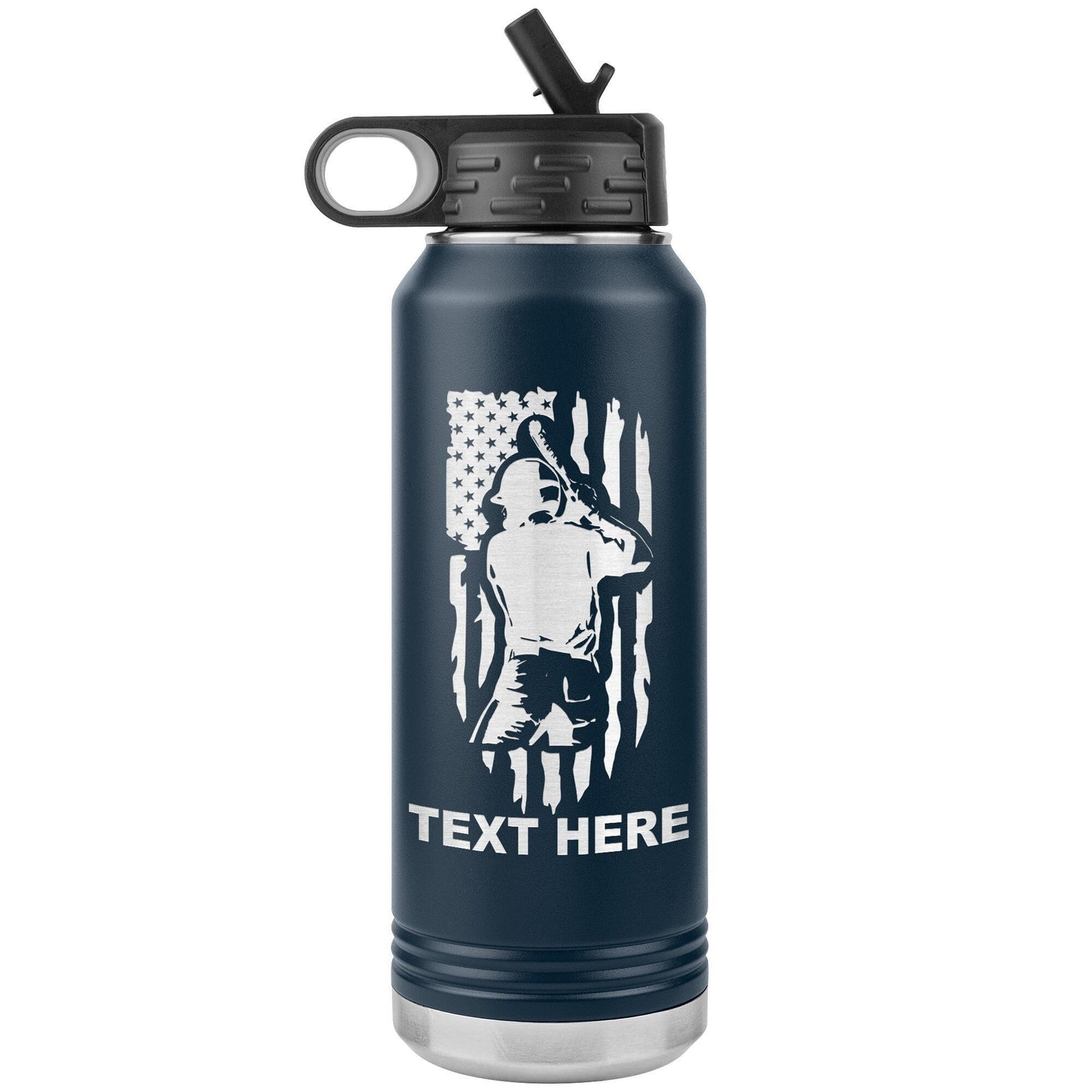 Personalized Softball Player Water Bottle: Engraved Insulated Tumbler with Straw