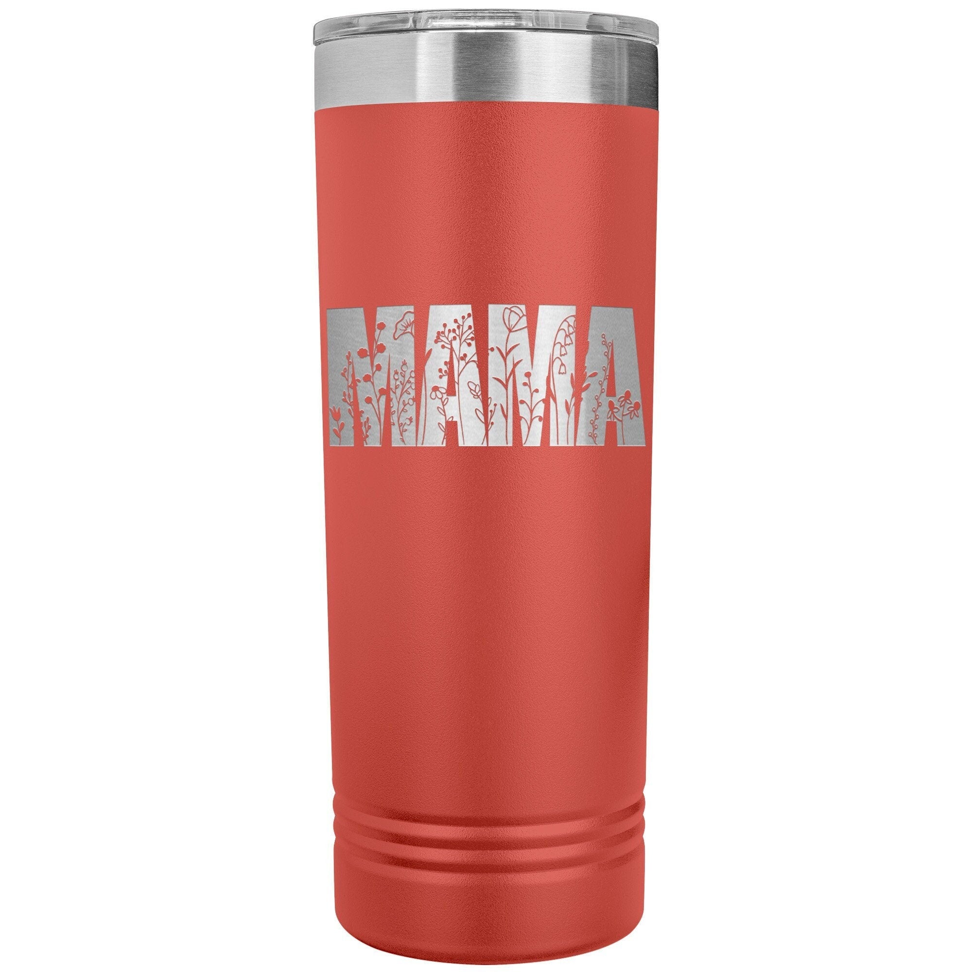 Best MOM Ever Tumbler Skinny tall 22oz Tumbler Gift For Mom Laser Etched Coffee Tumbler Birthday Gift For Mom Skinny Tumbler With Lid