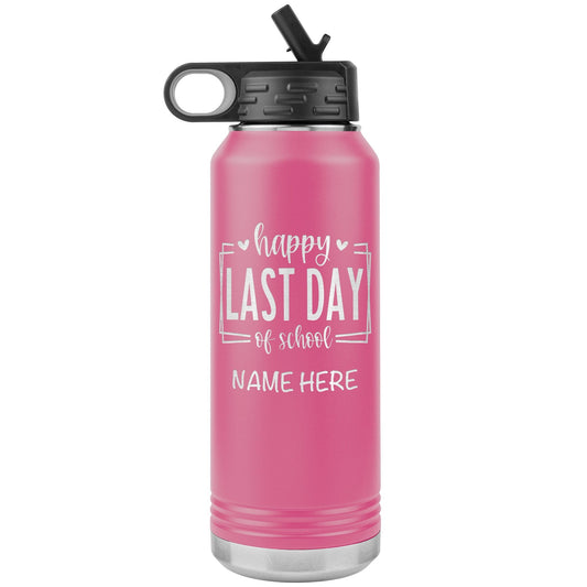 Personalized Assistant Principal Water Bottle: Laser Engraved Insulated Tumbler