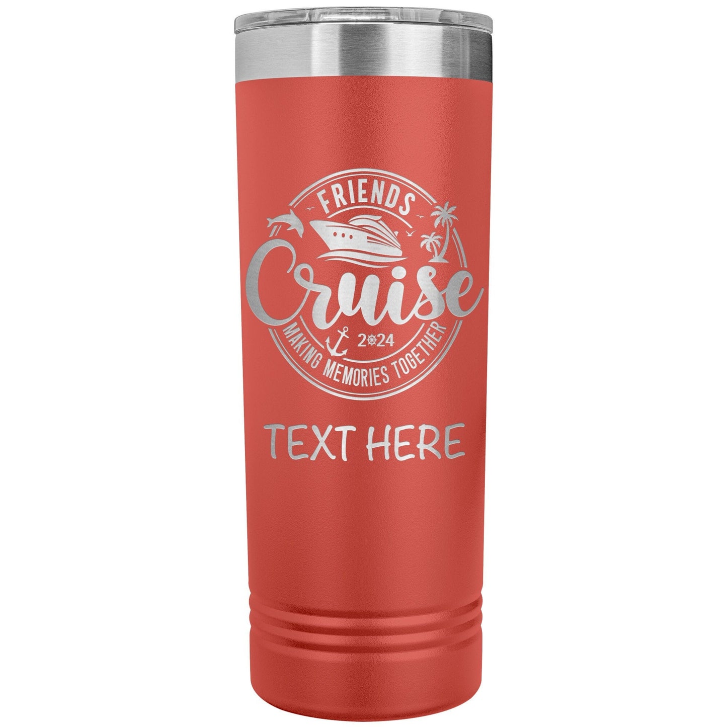 Personalized Cruise Tumbler: 32oz Stainless Steel Water Bottle