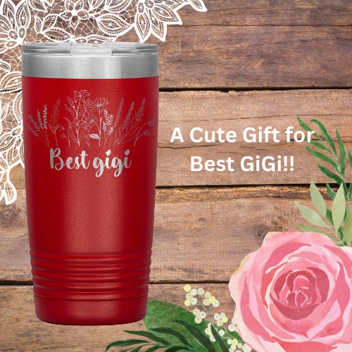 Personalized Nana Tumbler: Custom Grandkids Names, 20 oz Stainless Steel