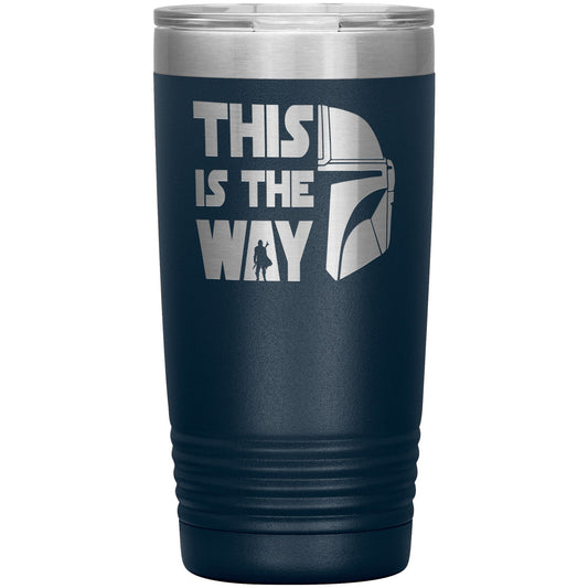 This is The Way Engraved Tumbler - Star Wars Stainless Steel Water Bottle