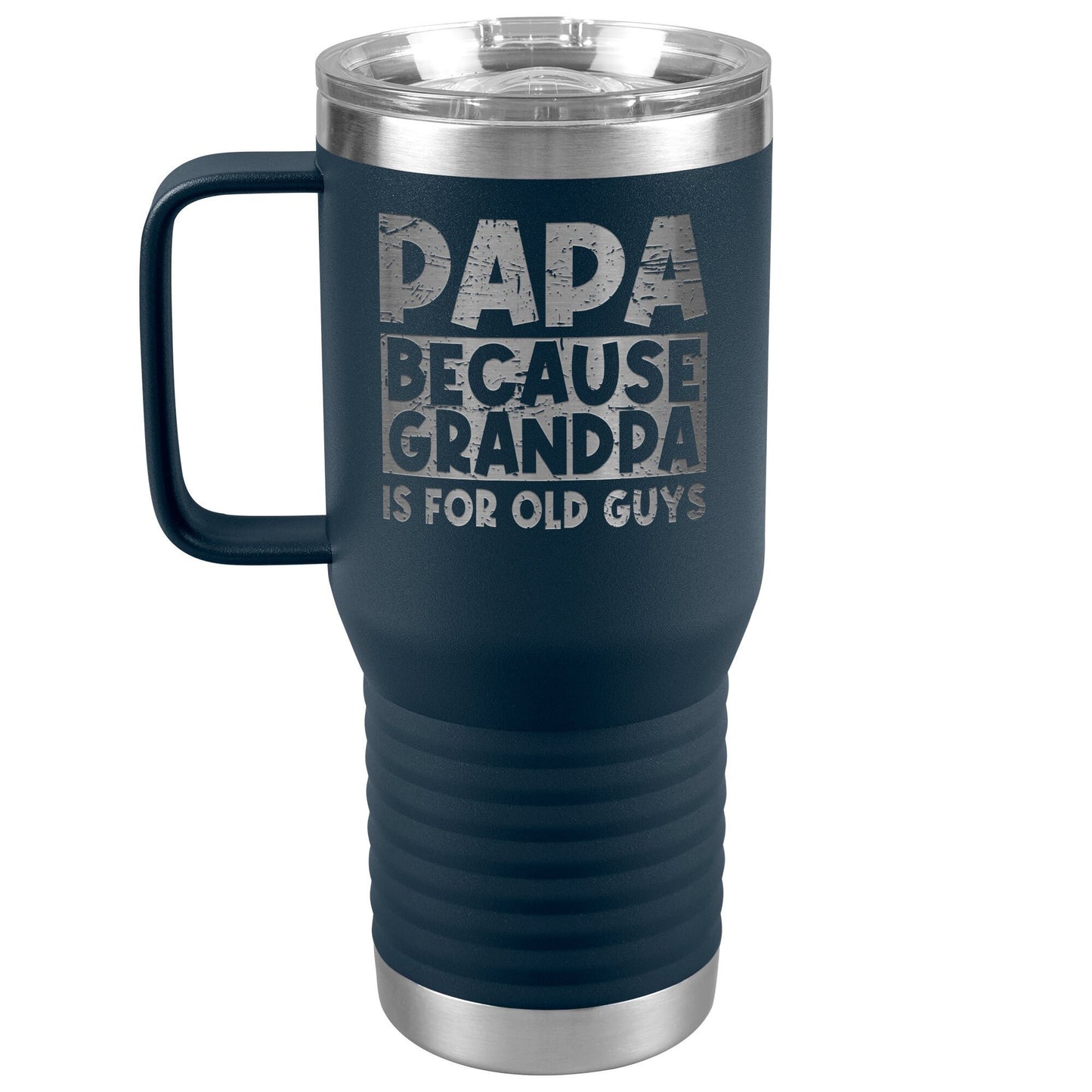 Papa Travel Tumbler: Laser Etched Grandpa Gift, Father's Day
