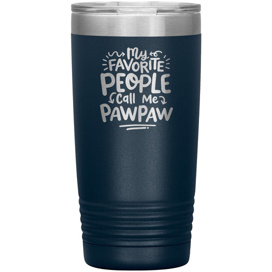 Pawpaw Gift Engraved Insulated Stainless Steel Tumbler 30oz Vacuum-Insulated Water Bottle, Personalized Gift for Dad Grandpa Father’s Day