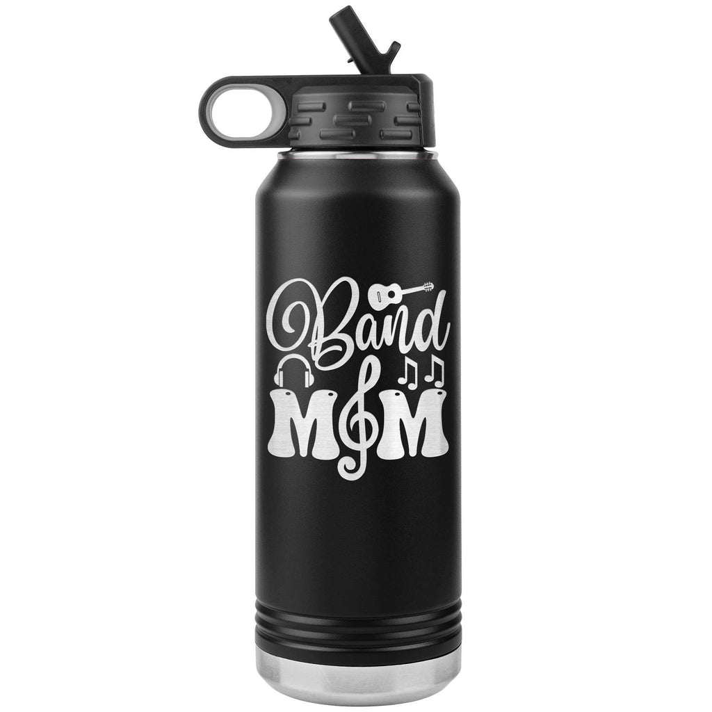 Band Mom Water Bottle: Laser Etched 32oz Insulated Tumbler