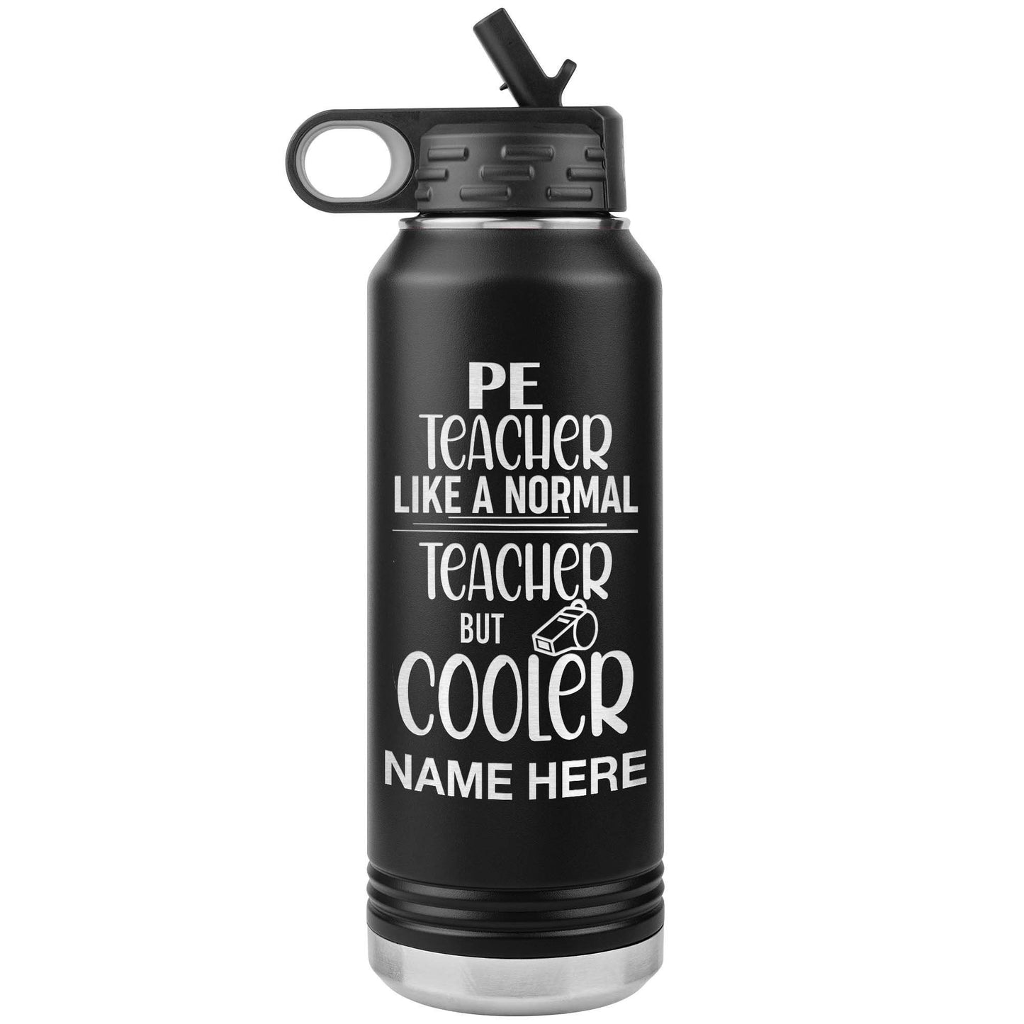 PE Teacher Tumbler: Personalized Referee Travel Mug Gift