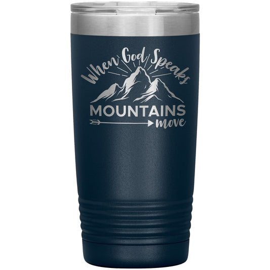 Men of Faith Coffee Tumbler: Laser Etched Bible Verse Gift