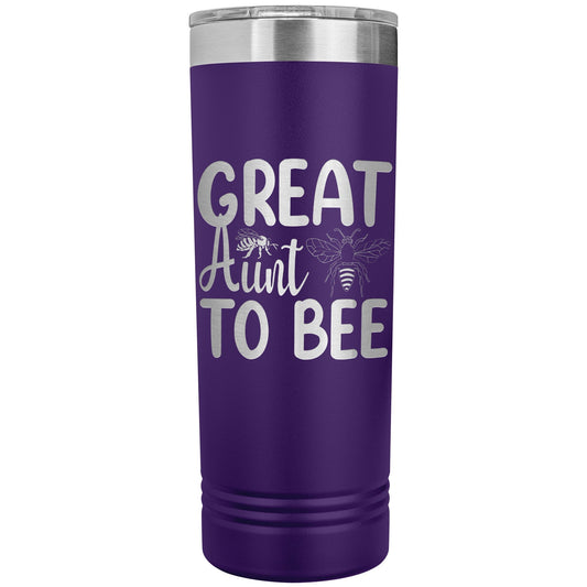 Custom Aunt To Bee Tumbler: Engraved Stainless Steel Water Bottle