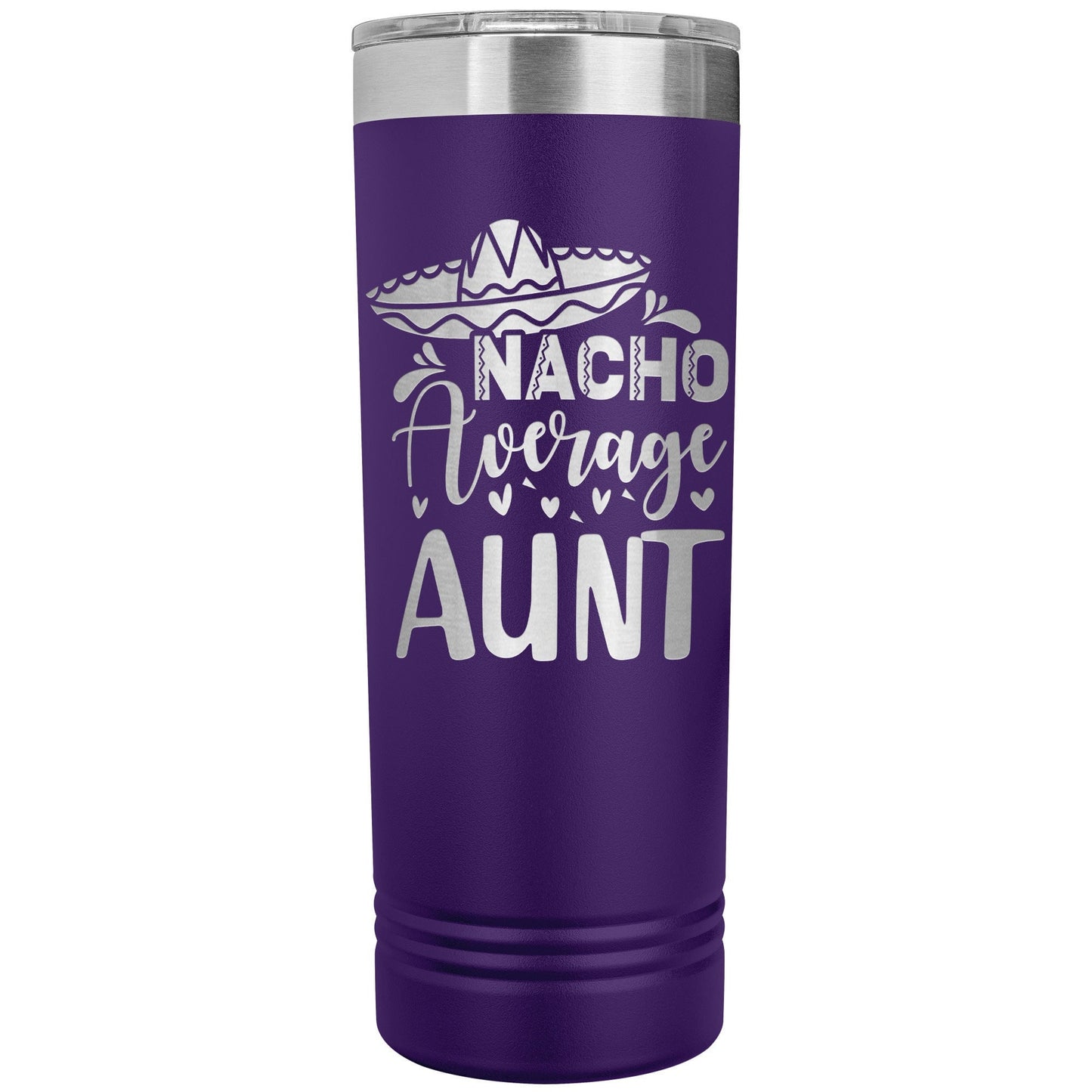Custom Aunt Tumbler: Laser Etched Stainless Steel Water Bottle Gift