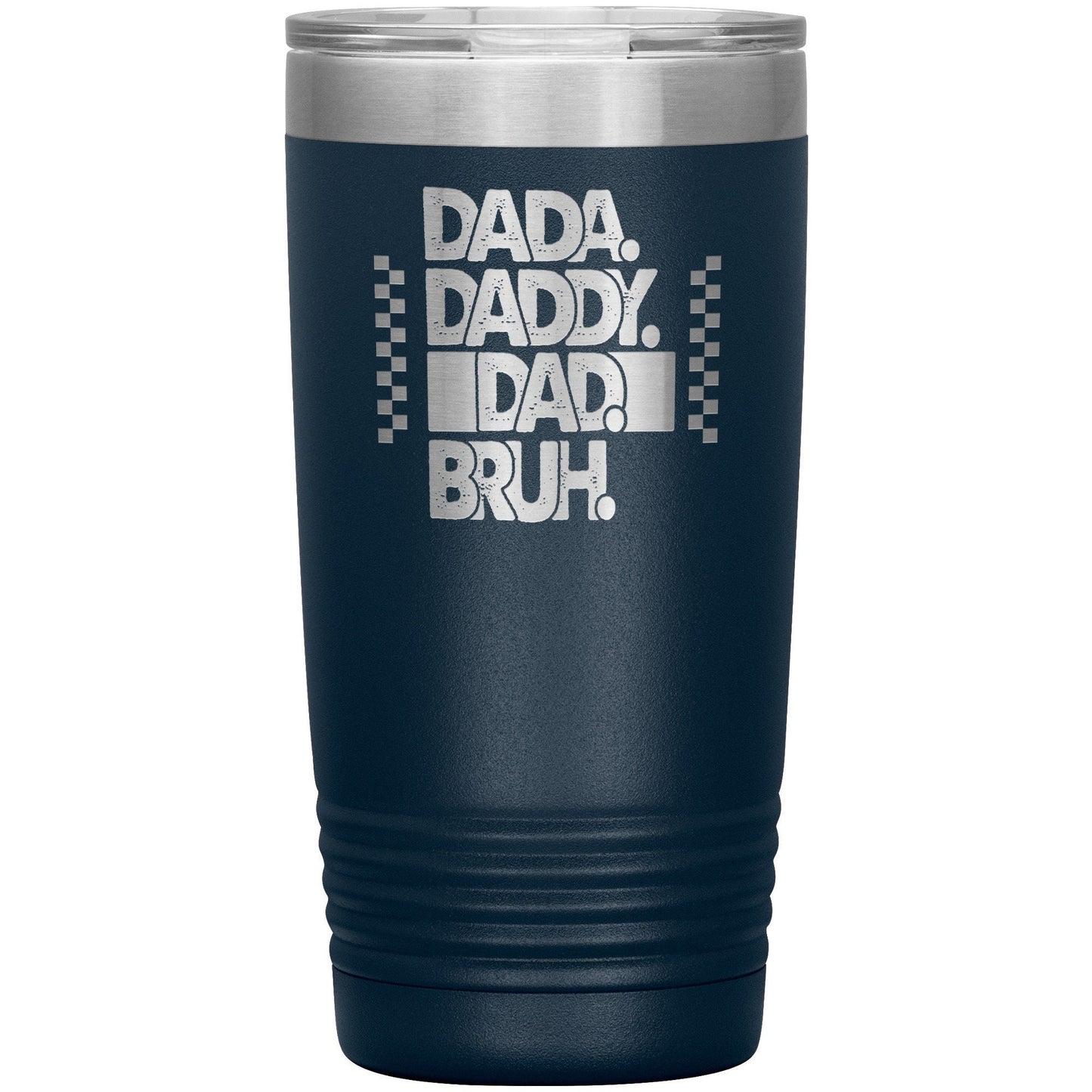 Personalized Grandpa Travel Tumbler: Laser Etched Insulated Coffee Cup