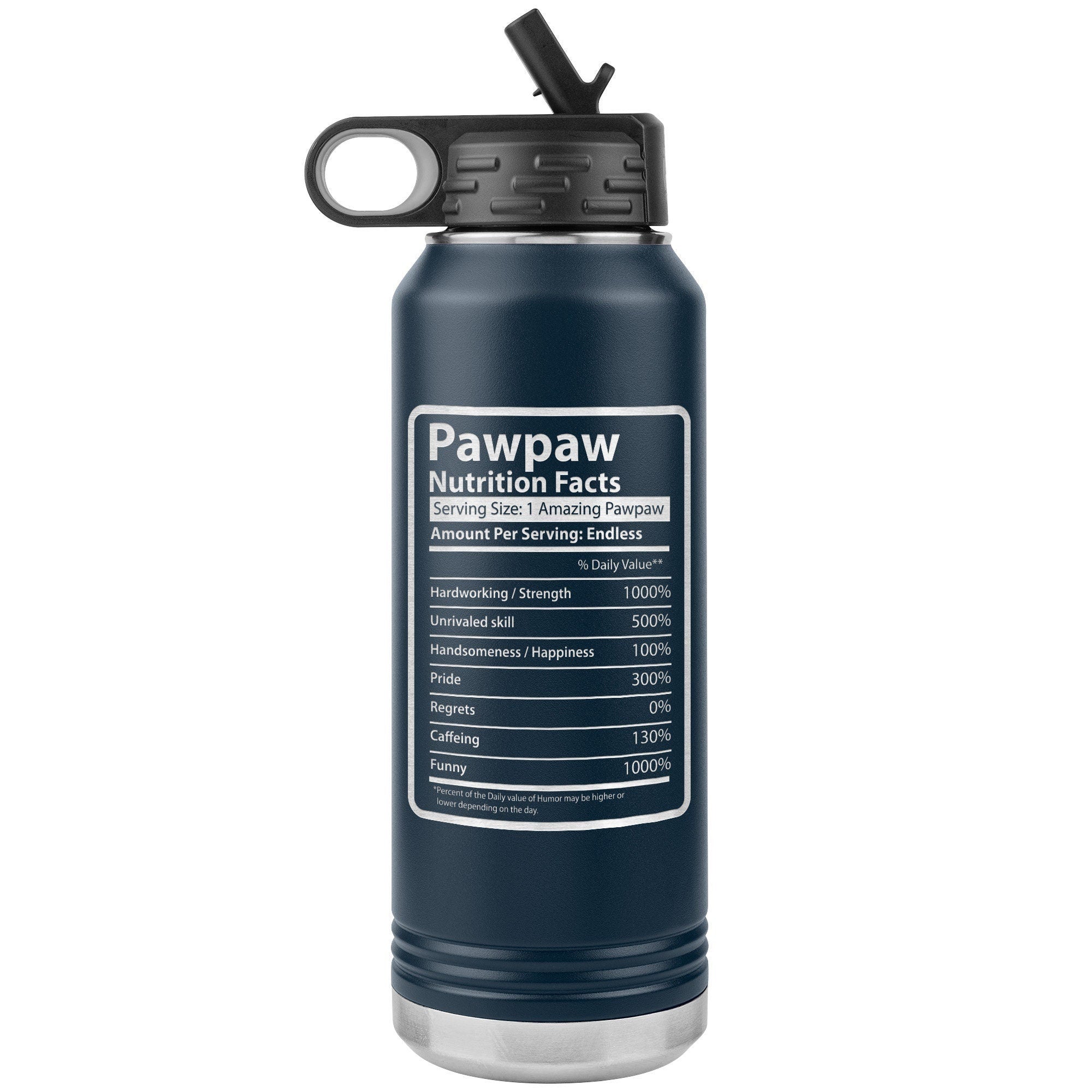 Best PawPaw Ever water Bottle, Father's Day Gift for Grandpa, Grandpa To Be Coffee Tumbler, Laser Etched Grandpa Insulated Tumbler Gift
