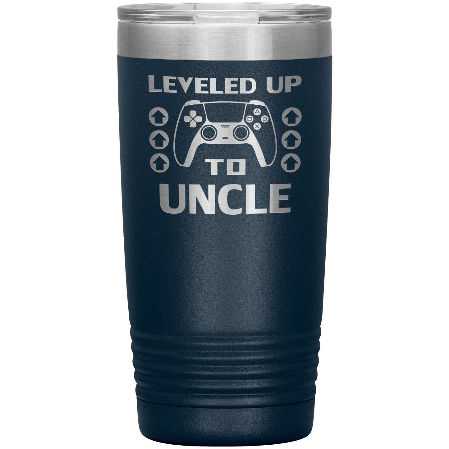 Level Up To Uncle Tumbler: Engraved Gamer Gift