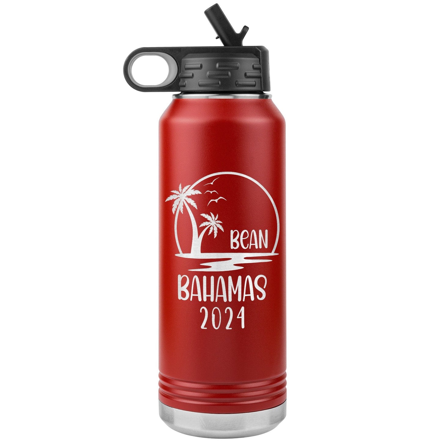 Custom Vacation Tumbler: Personalized Stainless Steel Travel Cup
