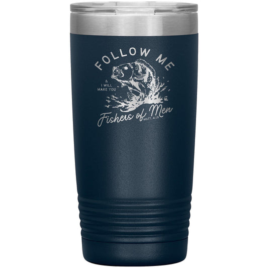 Fishers Of Men Tumbler: Laser Etched Insulated Coffee Gift