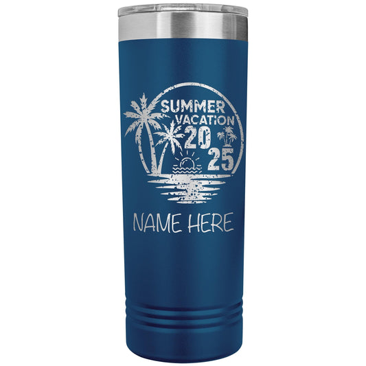 Personalized 2025 Vacation Tumbler: Stainless Steel Travel Cup