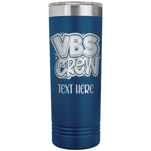 Personalized VBS Crew Tumbler: Engraved Stainless Steel Vacation Cup